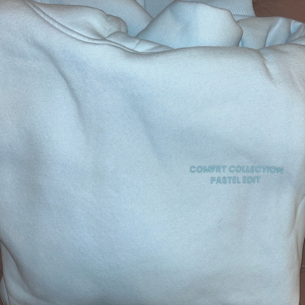 Comfrt Pastel Baby Blue Hoodie